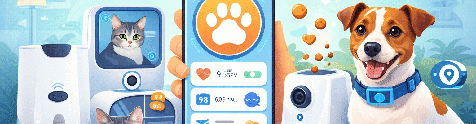 Smart pet care in a tech-savvy home